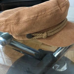 Tan Newsboy Hat